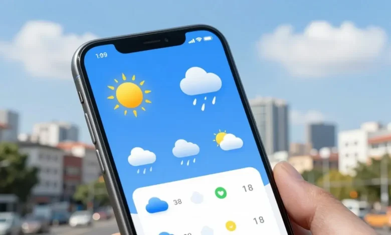 افضل تطبيق لاحوال الطقس للاندرويد