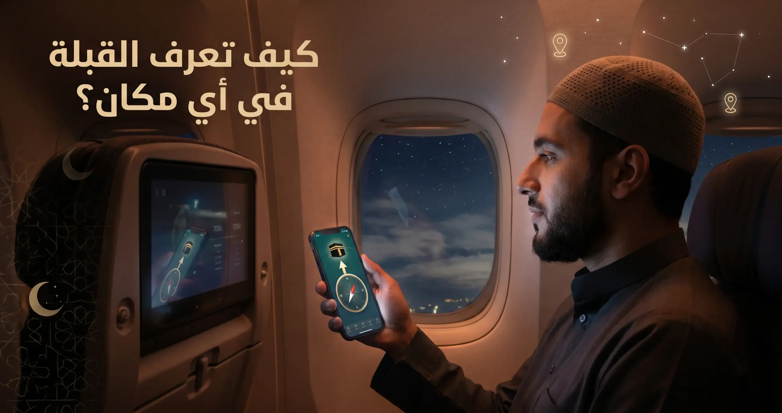 تطبيق البوصلة لتحديد القبلة