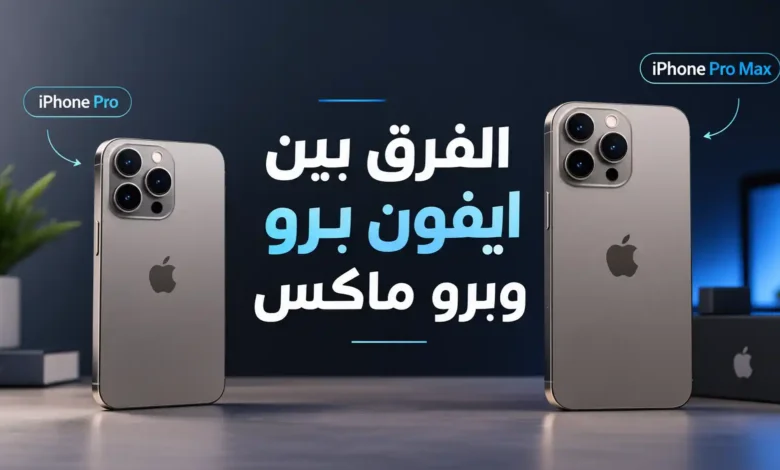 الفرق بين ايفون برو وبرو ماكس